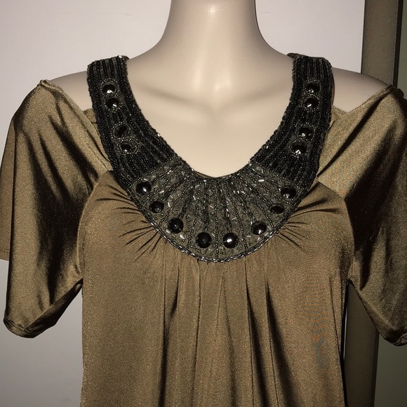 Bebe Sz L Made in U.S.A. Top NWT - Picture 3 of 8